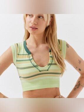 Out from Under Urban Outfitters Striped Seamless Top